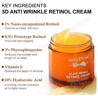 Wrinkle Retinol Anti-Aging Face Cream