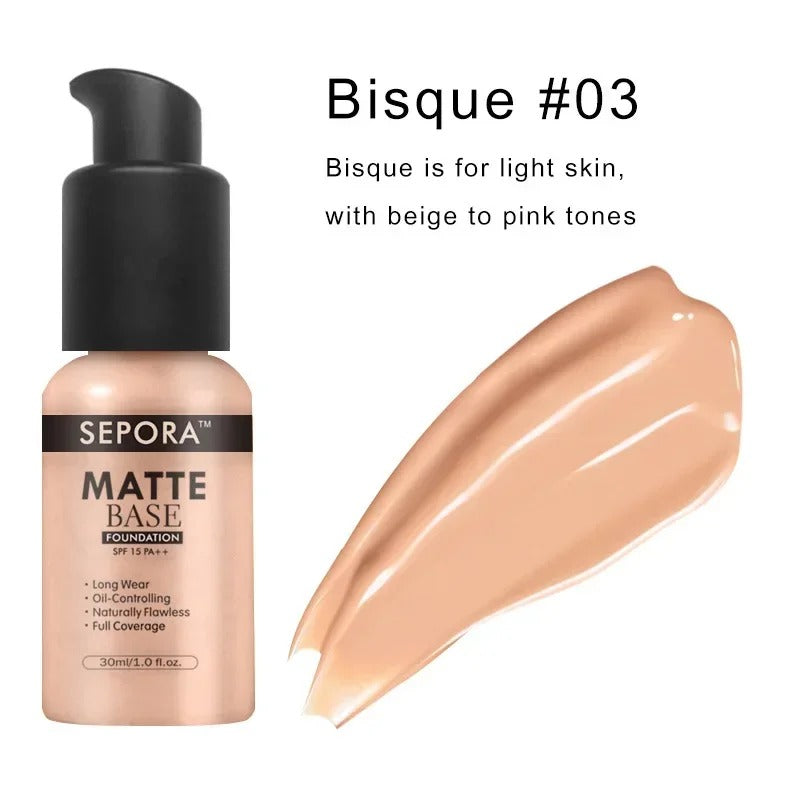 SEPORA Long Lasting Matte Liquid Foundation