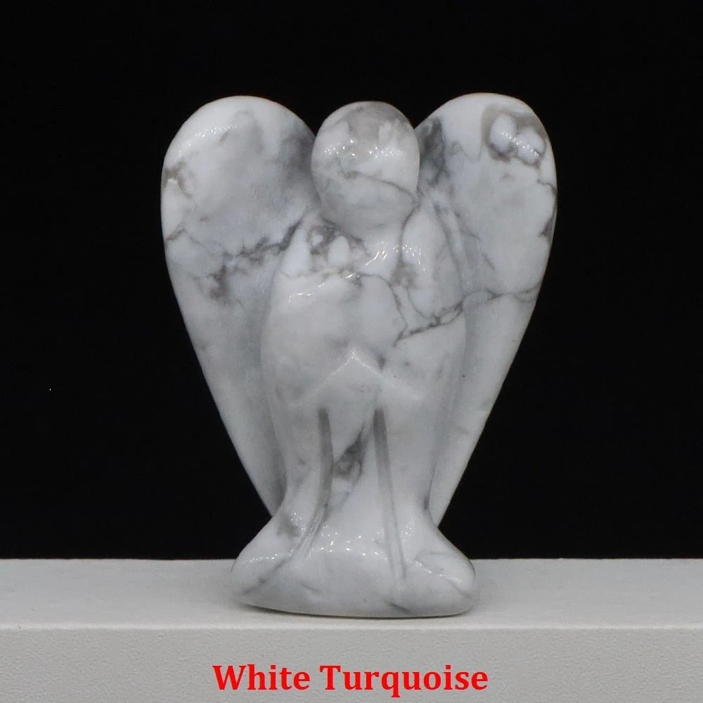 Guardian Angel Natural Crystal Statue (1.5")