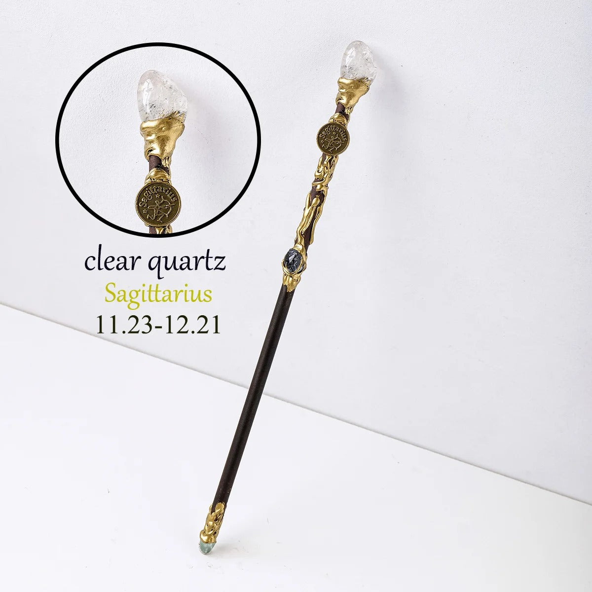 Constellation Crystal Stone Magic Gem Wand