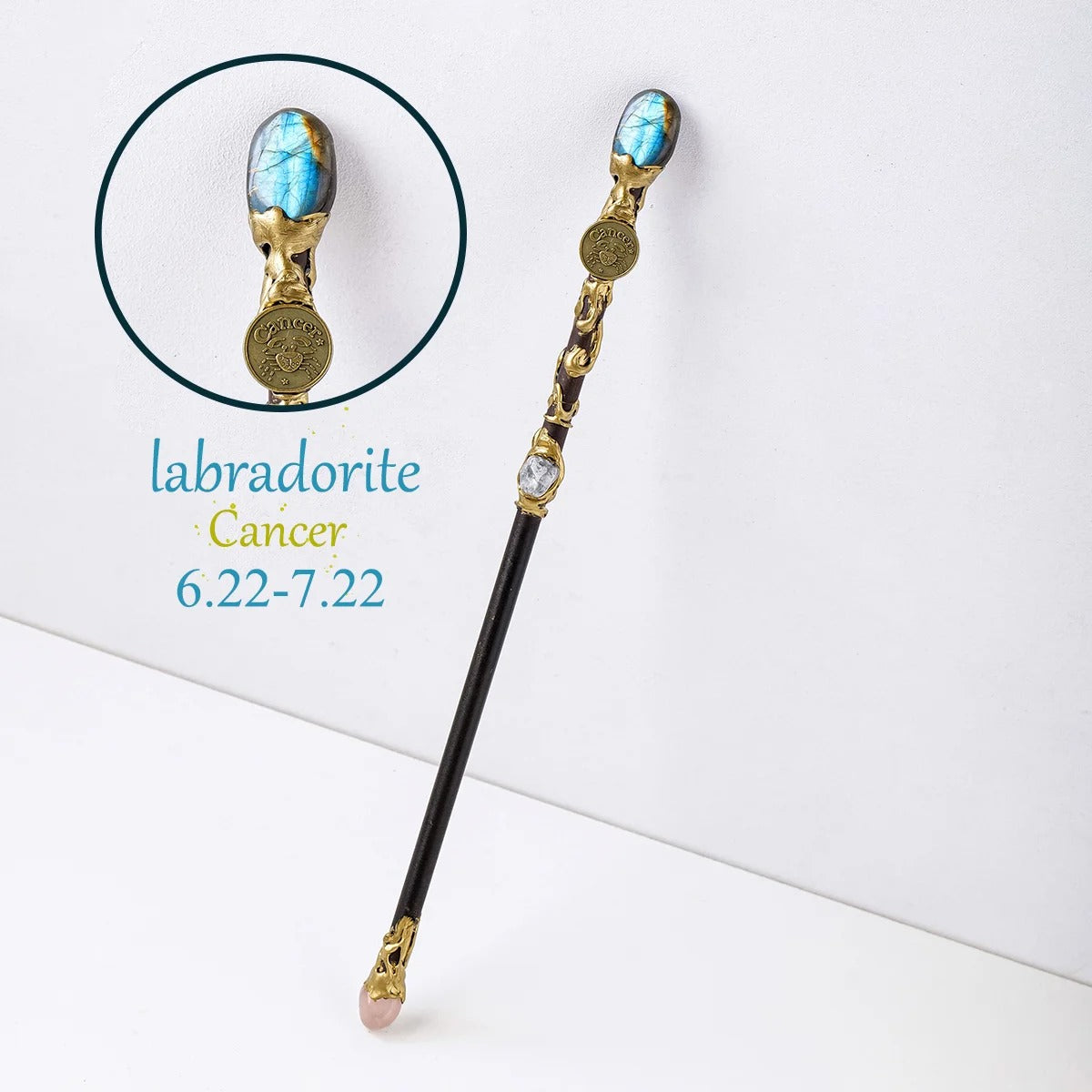 Constellation Crystal Stone Magic Gem Wand