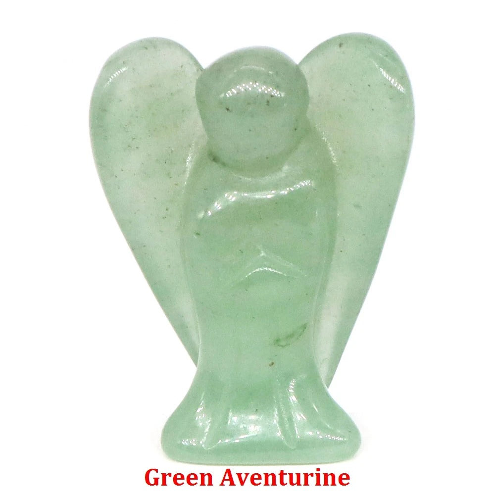 Guardian Angel Natural Crystal Statue (1.5")