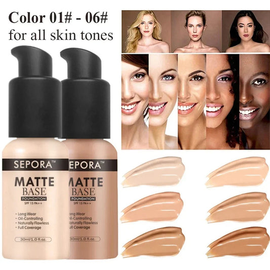 SEPORA Long Lasting Matte Liquid Foundation