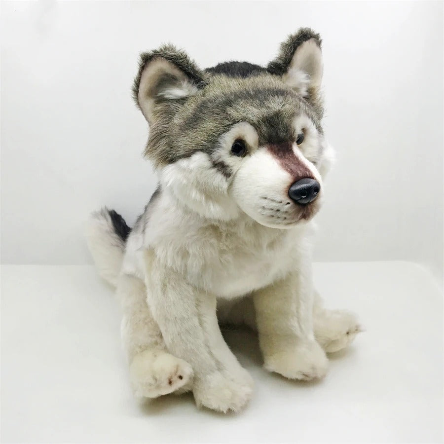 Gray Wolf Plush Toy