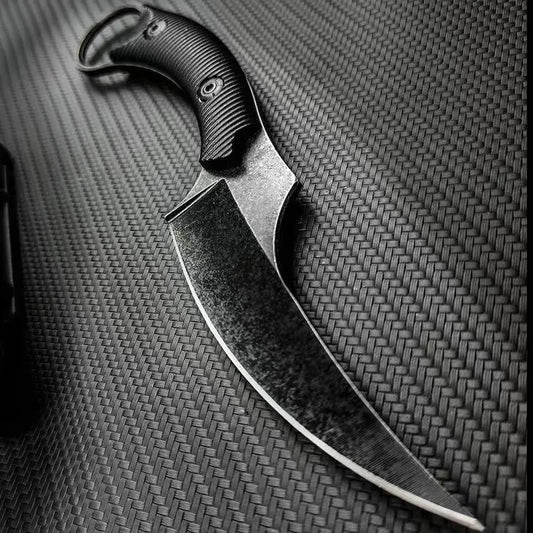 Outdoor camping straight knife.