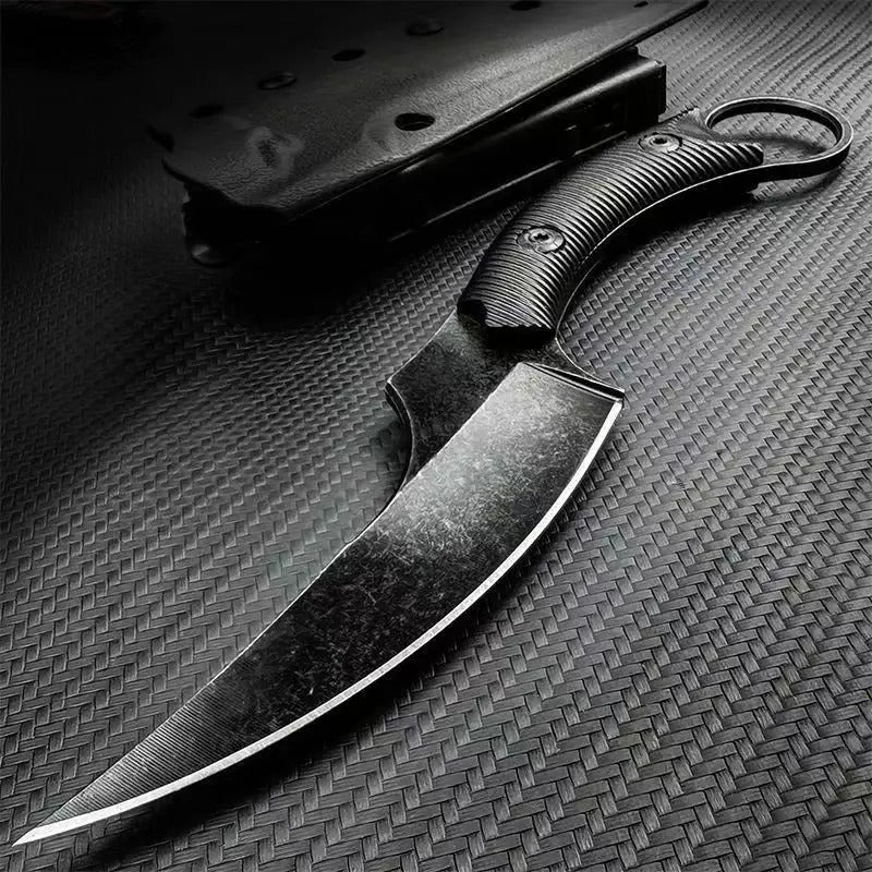 Outdoor camping straight knife.