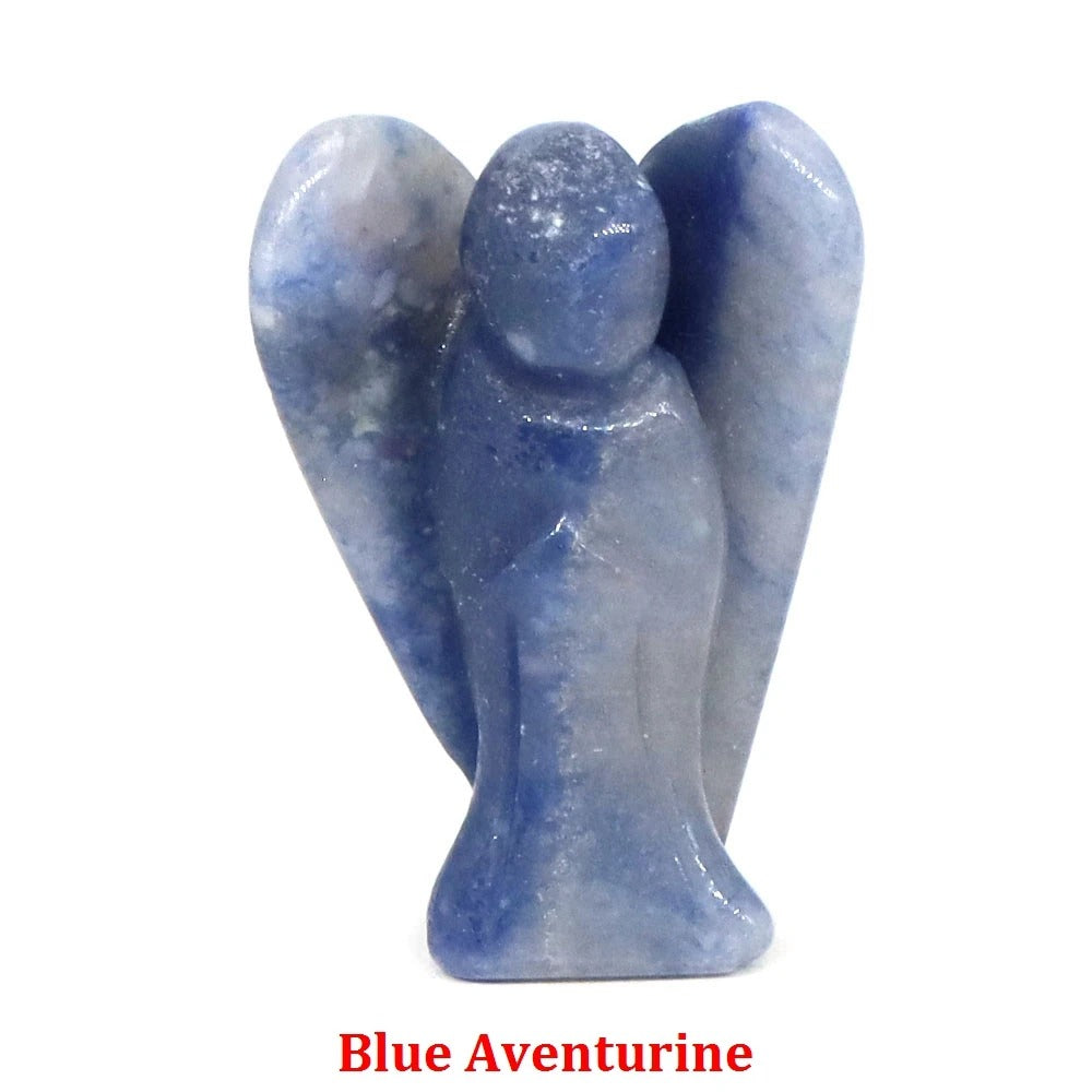 Guardian Angel Natural Crystal Statue (1.5")