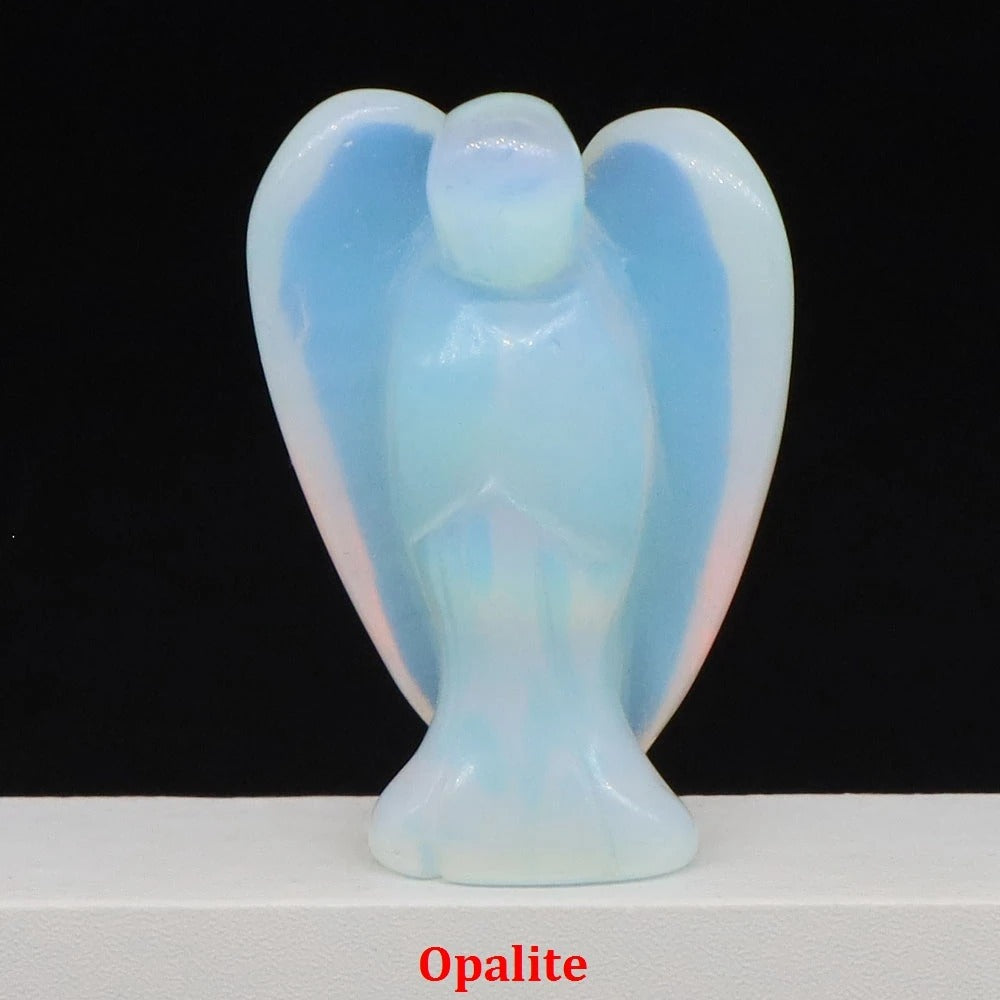 Guardian Angel Natural Crystal Statue (1.5")