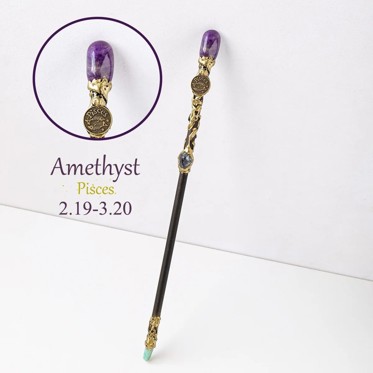 Constellation Crystal Stone Magic Gem Wand