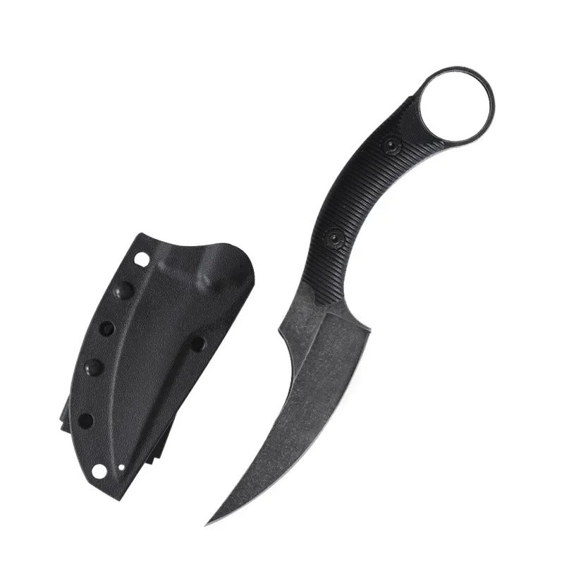 Outdoor camping straight knife.