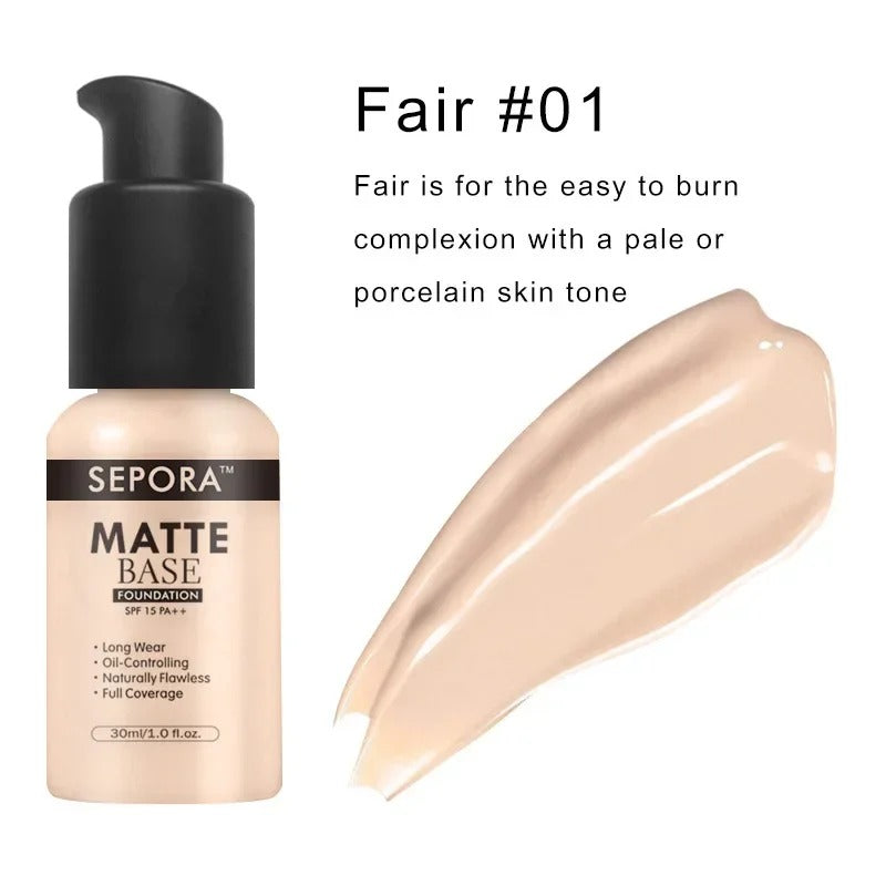 SEPORA Long Lasting Matte Liquid Foundation