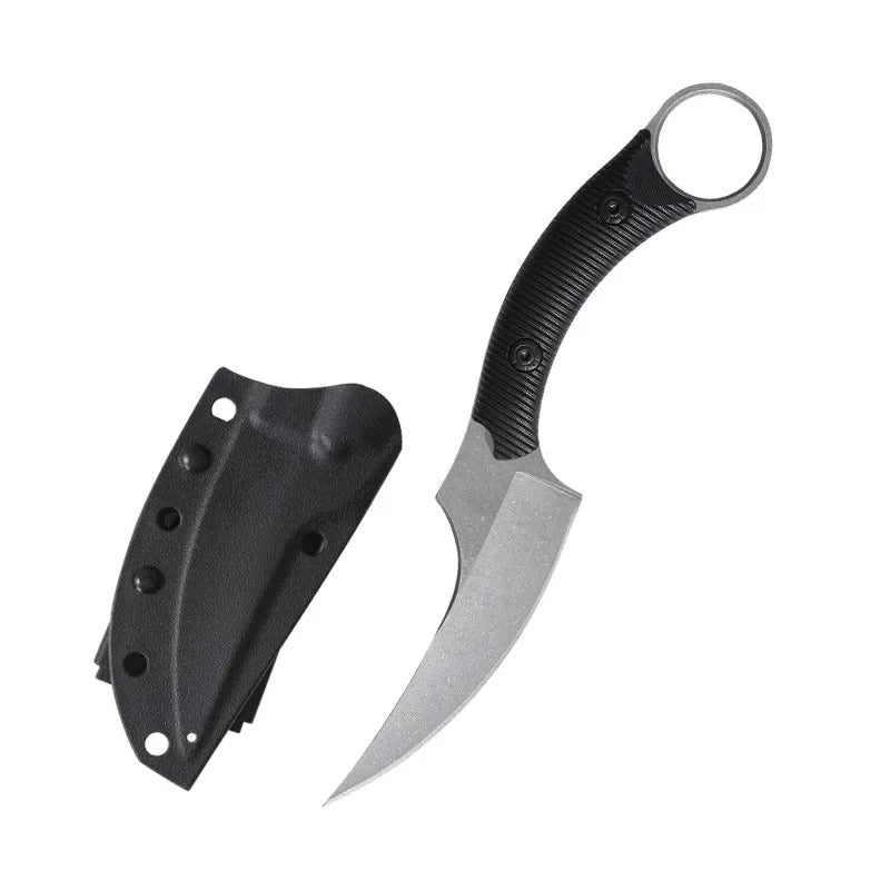 Outdoor camping straight knife.