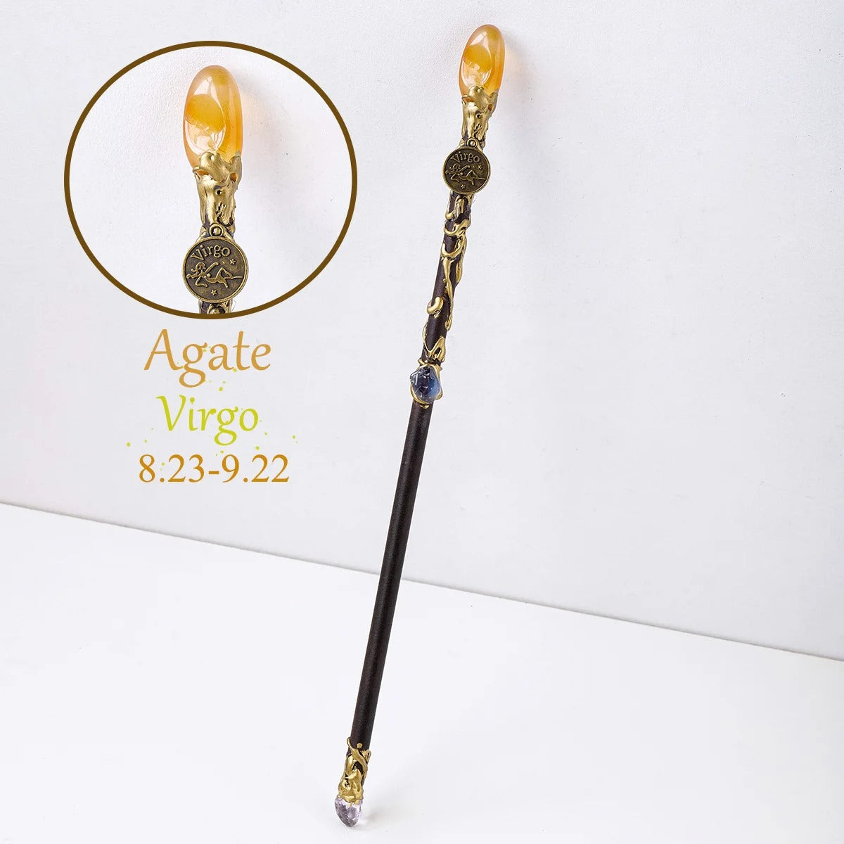 Constellation Crystal Stone Magic Gem Wand